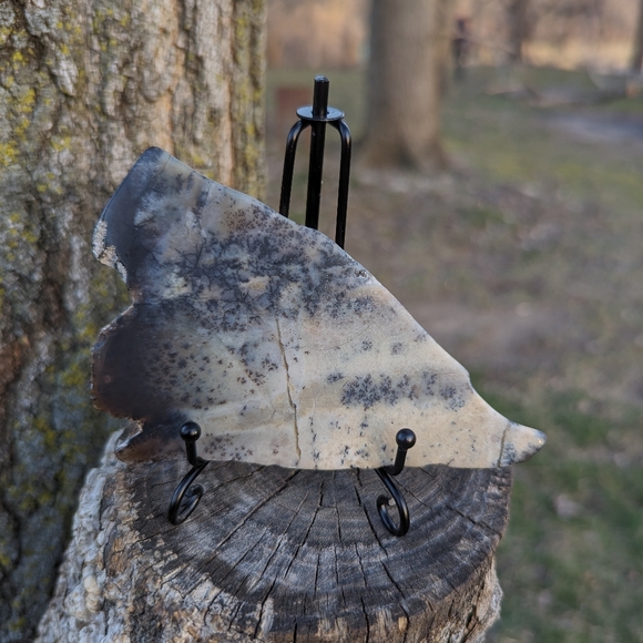 Dendritic Opal Natural slice - Picture 2 of 4